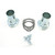 Patriot Exhaust Hardware #H7233 - Patriot Exhaust H7233 3" diameter, 2 1/2" outlet Oxygen Sensor Reducers