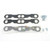 Patriot Headers & Manifolds #H7832 - Patriot Exhaust H7832 Header Flange Pair Chevrolet Small Block 265-400 Tube Diameter 1 3/4" Rectangular Port