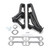 Patriot Headers & Manifolds #H8600-B - Patriot Mid Length Header 68-91 Various AMC 290-401 AMC 1 5/8" Primary 2 1/2" Collector Hi Temp Black Coat