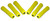 Taylor Tools #2574 - Taylor Cable 2574 (Formerly Taylor #2564) Space Age Protector Yellow 8-Pack