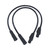 Taylor Ignition #10034 - Taylor Cable 10034 8mm Spiro-Pro black 21in custom wire set HD Motorcycle 180 degree plug boots