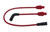 Taylor Ignition #10233 - Taylor Cable 10233 8mm Spiro-Pro red 21.5/9in custom wire set HD Motorcycle 180 degree plug boots