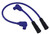 Taylor Ignition #10631 - Taylor Cable 10631 8mm Spiro-Pro blue 19/7in custom wire set HD Motorcycle 90 degree plug boots