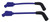 Taylor Ignition #10638 - Taylor Cable 10638 8mm Spiro-Pro blue 8in custom wire set HD Motorcycle 135 degree plug boots
