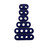 Taylor Tools #42566 - Taylor Cable 42566 7-8mm 4cyl Vertical Wire Loom Kit blue
