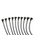 Taylor Ignition #72045 - Taylor Cable 72045 8mm Spiro-Pro custom 10 cyl black