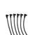 Taylor Ignition #72096 - Taylor Cable 72096 8mm Spiro-Pro custom 6 cyl black