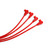 Taylor Ignition #73237 - Taylor Cable 73237 8mm Spiro-Pro univ 4 cyl 90 red