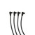 Taylor Ignition #74070 - Taylor Cable 74070 8mm Spiro-Pro custom 4 cyl black