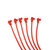 Taylor Ignition #74248 - Taylor Cable 74248 8mm Spiro-Pro custom 6 cyl red