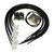 Taylor Ignition #75224 - Taylor Cable 75224 Ceramic Boot 8mm Spiro-Pro 8 Cyl Wire Set Red Wire 90° White Ceramic Boots GM 7.4L