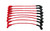 Taylor Ignition #76245 - Taylor Cable 76245 8mm Spiro-Pro 8in 135 red
