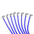 Taylor Ignition #82623 - Taylor Cable 82623 Thundervolt 8.2 custom 8 cyl blue