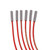 Taylor Ignition #83245 - Taylor Cable 83245 Thundervolt 8.2 univ 6 cyl 180 red