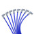 Taylor Ignition #83651 - Taylor Cable 83651 Thundervolt 8.2 univ 8 cyl 90 blue