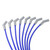 Taylor Ignition #83653 - Taylor Cable 83653 Thundervolt 8.2 univ 8 cyl 135 blue