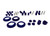 SuperPro Triumph TR4A Bushing Kit - KIT0098FSSK Photo - Primary