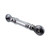 Sawicki Mid Control Shift Linkage (1984+ Harley FXR, Softail, Dyna models) - Black Anodized - SW-440B