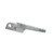 Sawicki Mid Control Mini Foot Pegs - Harley M8 Softail / Polished Aluminum - SW-439A1ST-P