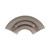 Sawicki Speed Universal Heat Shield – 2.5" CLR Curved - Brushed stainless steel - 930-07004