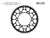 Vortex Racing V4 38 Tooth 520 Rear Sprocket - Black - 317ZKV4-38 Photo - Close Up