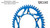 Vortex Racing Aluminum Rear Sprocket 520 49 Tooth- Blue - 337ZB-49 Photo - Primary