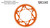 Vortex Racing 42 Tooth 520 Rear Sprocket - Orange - 780ZO-42 Photo - Primary