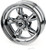 American Racing Wheels 15x6 Torq Thrust II Wheel, 5x4.50 Bolt Pattern, Chrome Finish