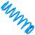 BILSTEIN Coilover Spring E4-MCS-0080A00 - 2.5 inch ID, 12 inch Length, 250 lb/in Spring Rate