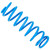 BILSTEIN Coil Spring Coil-Over 2.5 inch ID x 12 inch Length - 175 lb/in Spring Rate