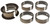 Mahle MS829HX Engine Crankshaft Main Bearing Set