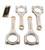 MOLNAR TECHNOLOGIES 5.659 in H-Beam Connecting Rod Set for Mitsubishi 4B11 EVO X
