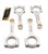 MOLNAR TECHNOLOGIES 5.472 H-Beam Connecting Rod Set for Honda K-Series with ARP2000 Bolts