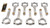 MOLNAR Technologies Ford 4.6L Modular V8 H Beam Connecting Rod Set – Part FH5933RFB8-A