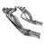 Kooks 2" x 3-1/2" Stainless Headers. 2-3/4" Diag. Bolt Pattern. 351 SBF in a Fox Body. - 10242650