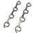 Kooks Small Block Ford -Stock Bolt Pattern Header Gasket - Multi-Layer Aluminum - PY-8010-B-AL