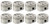 MAHLE ORIGINAL/CLEVITE SBC Flat Piston Set for 1990-96 Chevy Corvette with 4.000 Inch Bore