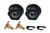 ALLSTAR Performance Helmet Tear-Off Post Kit with Screws - Pair for Racing Helmets