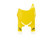 Cycra Stadium Number Plate Yellow - Part 1CYC-0704-55