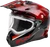 Fly Racing Trekker CW Conceal Helmet with Electric Shield in Red/Black Large