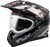 Fly Racing Trekker CW Conceal Helmet with Electric Shield - Black, Grey & White, Extra Small
