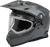 Fly Racing Trekker CW Solid Helmet with Electrical Shield in Grey (Part Number 73-313652X)