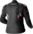 RST Women's S1 D3o Leather Jacket in Black and Fluorescent Pink - Small