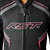 RST Women's S1 D3o Leather Jacket Black and Fluorescent Pink - Size XS