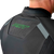 RST S1 D3o Leather Jacket in Black, Gray, and Fluorescent Green – Small