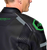 RST S1 D3o Leather Jacket in Black, Gray, and Fluorescent Green – Small