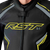 RST S1 D3o Leather Jacket Black/Grey/Fluorescent Yellow Small