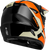 GMAX MX 46 Cyclus Hemet Black/Orange Large Motorcycle Helmet with 19 Vents