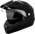 GMAX MD-74 Solid Matte Black XS Modular Adventure Helmet with Drop-Down Shield and Ventilation