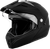 GMAX MD-74 Solid Matte Black Modular Adventure Helmet with Drop-Down Shield and Ventilation